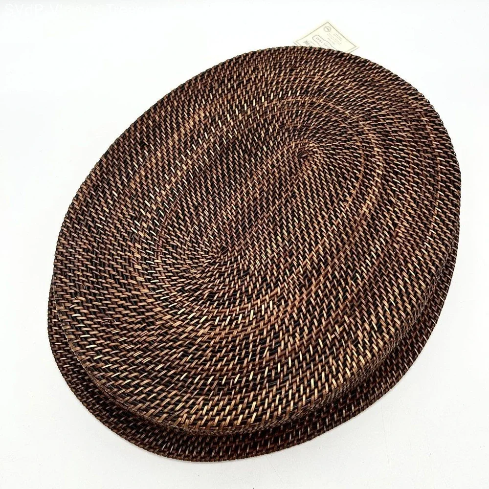 Southern Living Dillard's Oval Serving Tray Woven Nito Vine 18 Inch NWT